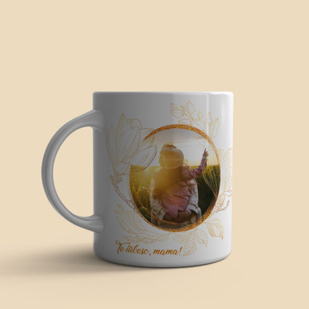 Cana personalizata – Te iubesc, mama!