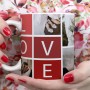 Cana personalizata cu 6 poze – Love