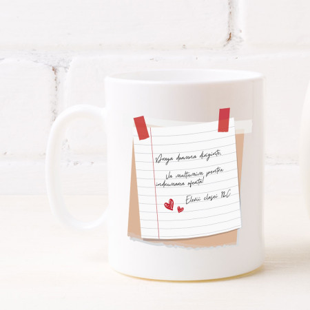 Cana personalizata – Diriginta