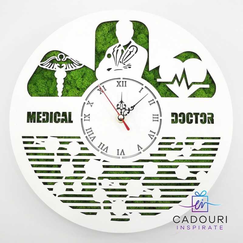 Ceas cu licheni - Cadou doctor