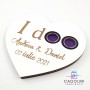 Suport verighete personalizat - Model 2 | cadouri-inspirate.ro