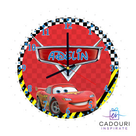 Ceas Copii Personalizat - Model 5 este un cadou educativ pentru copiii pasionati de  masini