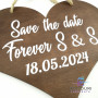 Placuta personalizata - Save the date