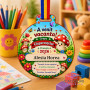 Medalie copii Grupa Ciupercutelor personalizata cu nume pentru serbare absolvire gradinita si panglica tricolor