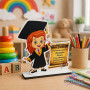 Trofeu Personalizat Absolvire Gradinita - Model Fetita